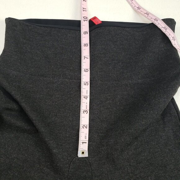 Spanx Gray Ponte Pant Womens Medium Shaping Pull On Gusseted Stretch Skinny - Picture 7 of 8